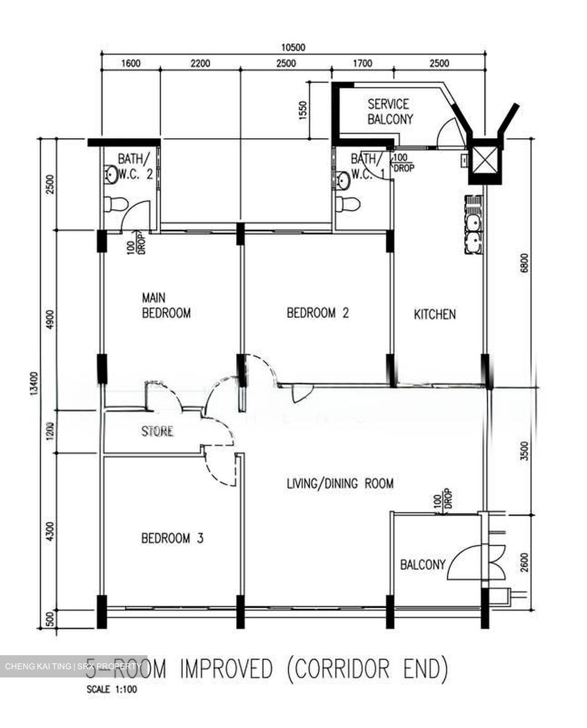 Blk 321 Woodlands Street 32 (Woodlands), HDB 5 Rooms #581340351